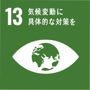 SDGs13のゴール　気候変動に具体的な対策を